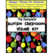 The Complete Autism Classroom Visuals Kit - SHAPES